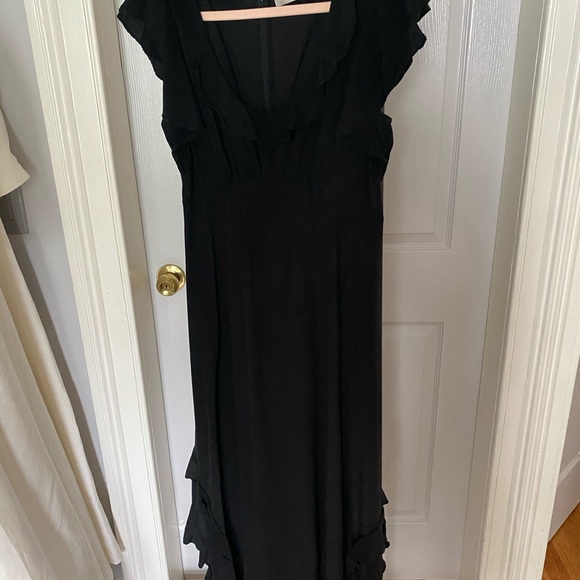 Zimmermann frill scoop neck silk dress - Picture 2 of 8